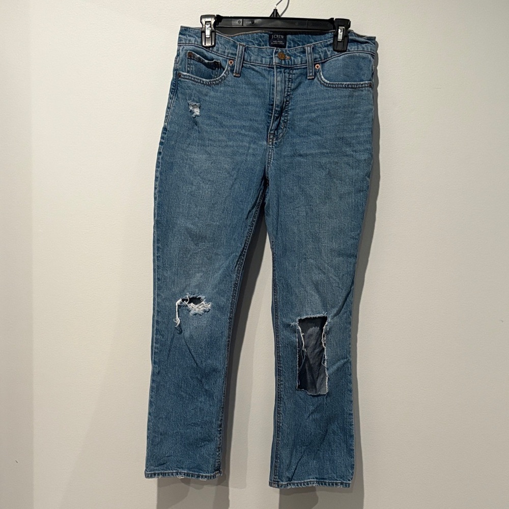 J. Crew Women's Straight Leg Blue Jeans